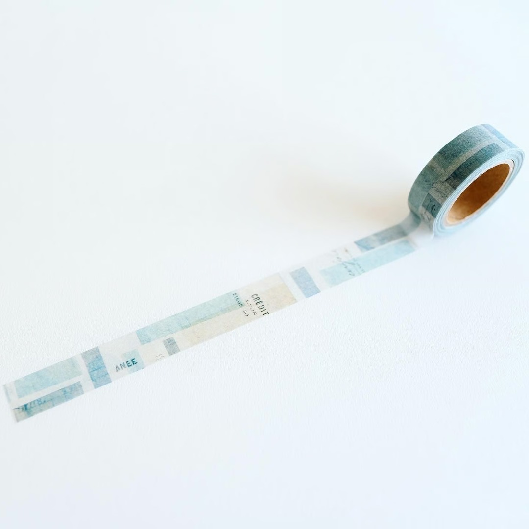 Yohaku Washi Tape Limited Edition YB-033 - Mizu no Uta