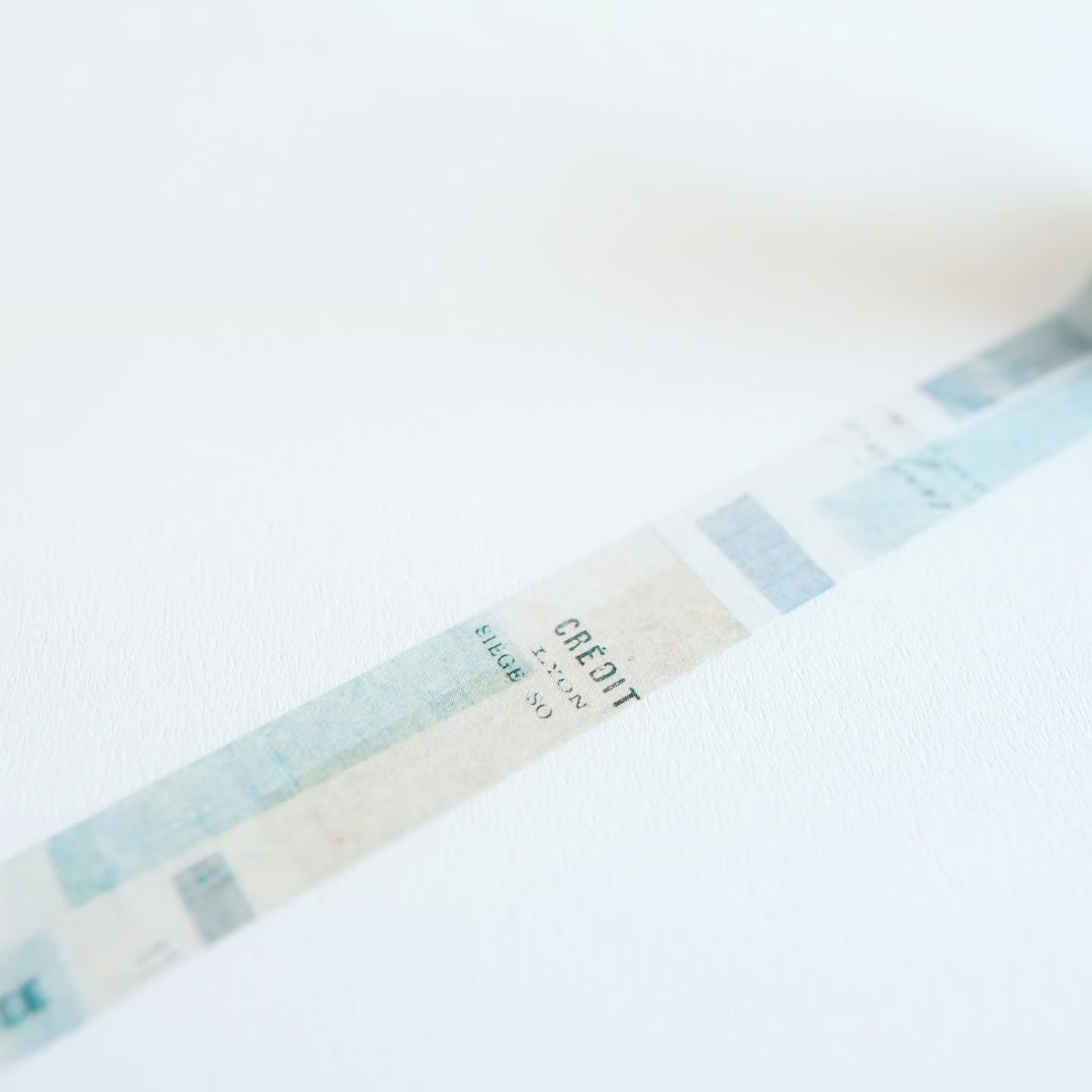 Yohaku Washi Tape Limited Edition YB-033 - Mizu no Uta