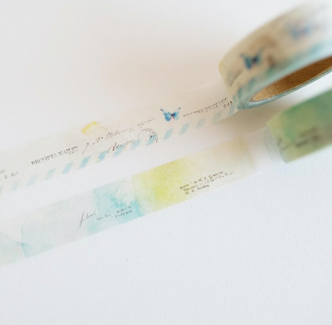 Yohaku Washi Tape Limited Edition YB-043 - Ame no Ato