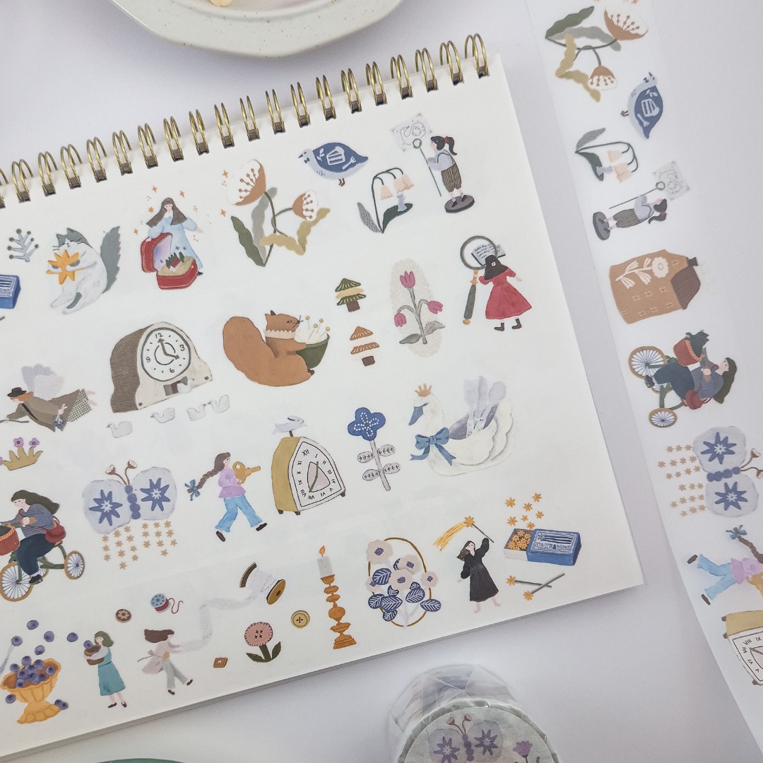 Ivy Snow Matte PET Tape - Precious