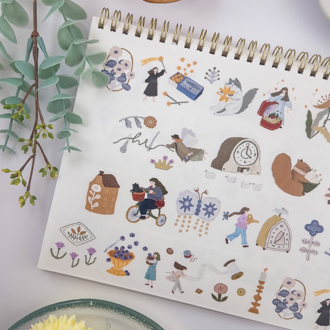 Ivy Snow Matte PET Tape - Precious