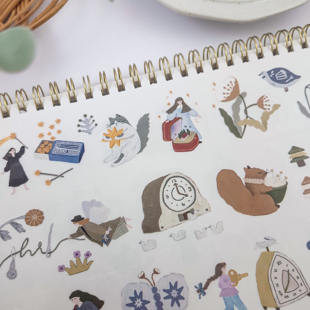 Ivy Snow Matte PET Tape - Precious