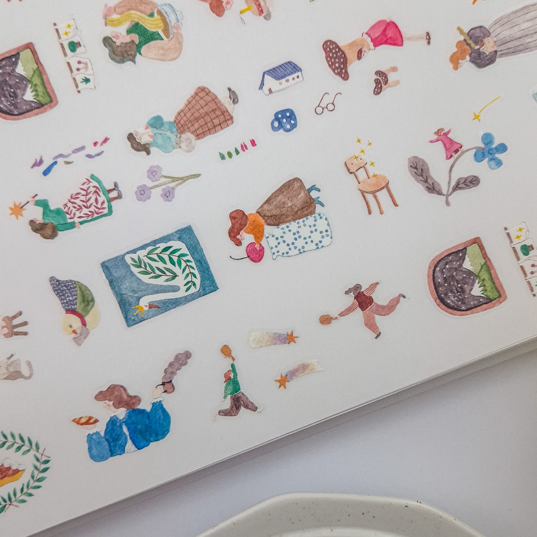 Ivy Snow Kiss-Cut PET Tape - A Lovely Day