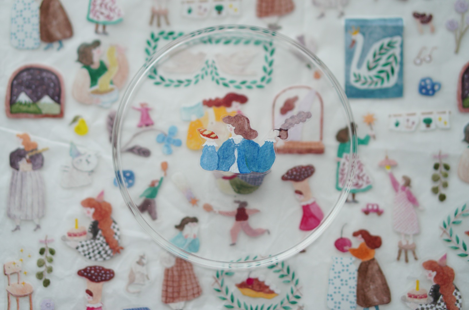 Ivy Snow Kiss-Cut PET Tape - A Lovely Day