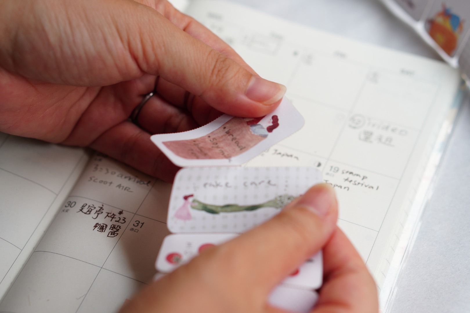 Ivy Snow Sticky Notes Roll - Farmer's Market