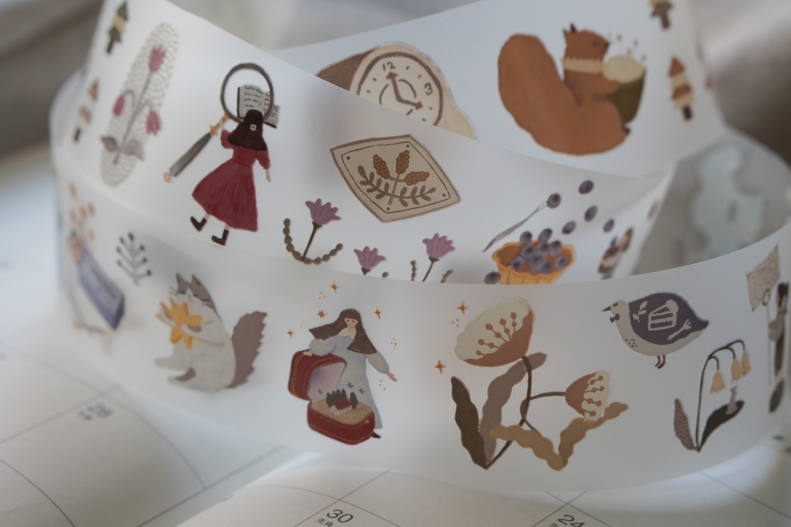 Ivy Snow Matte PET Tape - Precious