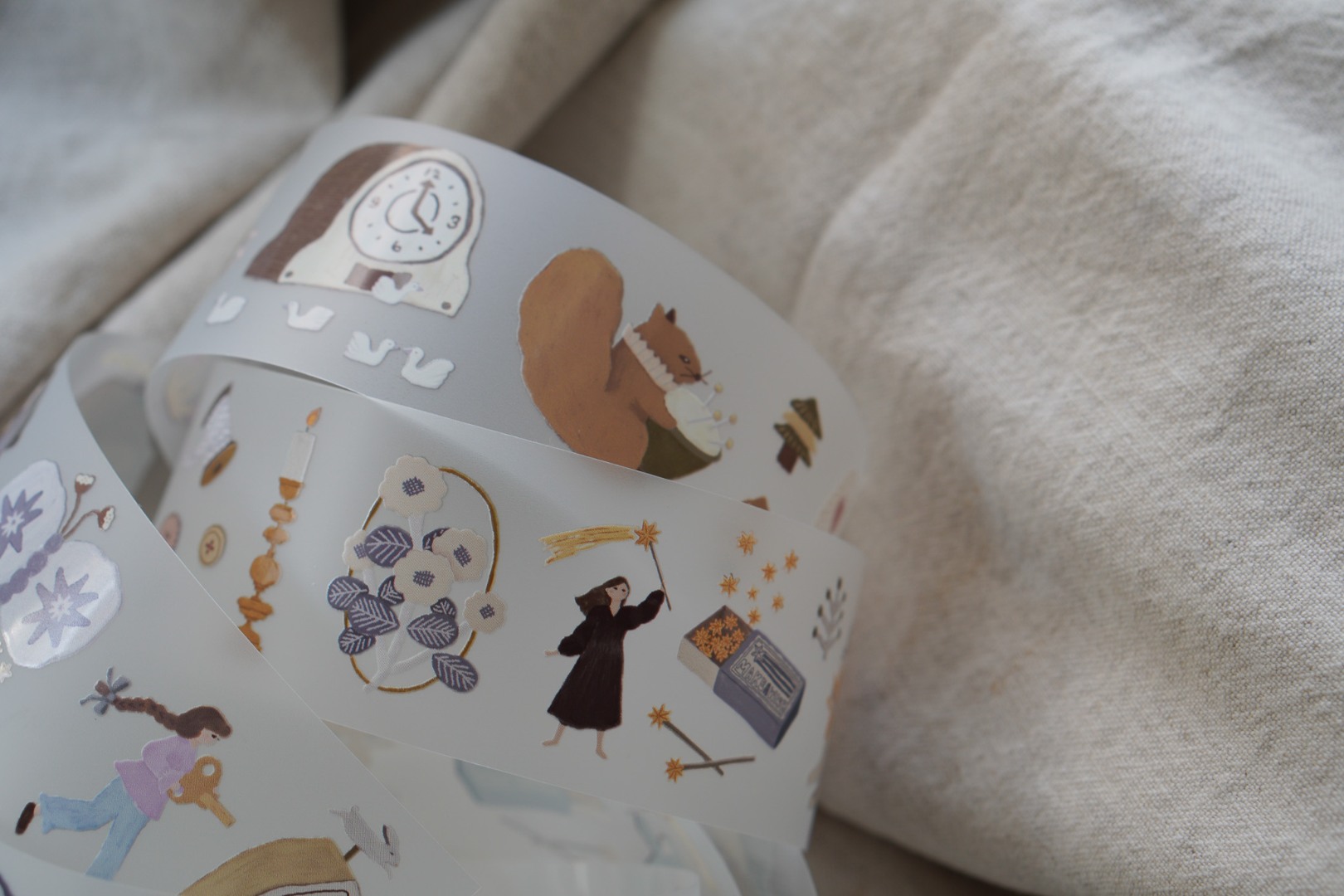 Ivy Snow Matte PET Tape - Precious