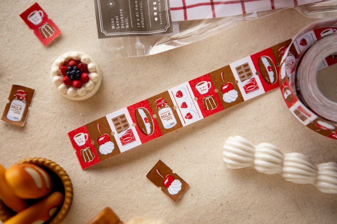 OURS Label Sticker Roll - Afternoon Tea