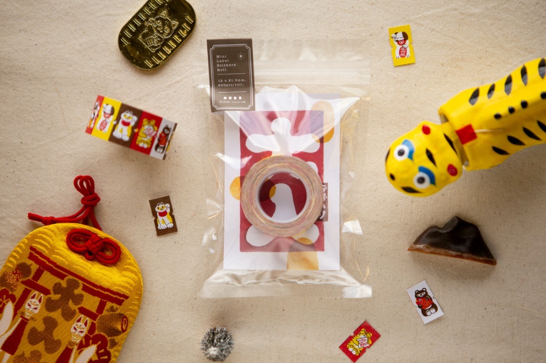 OURS Label Sticker Roll - Little Lucky Friends