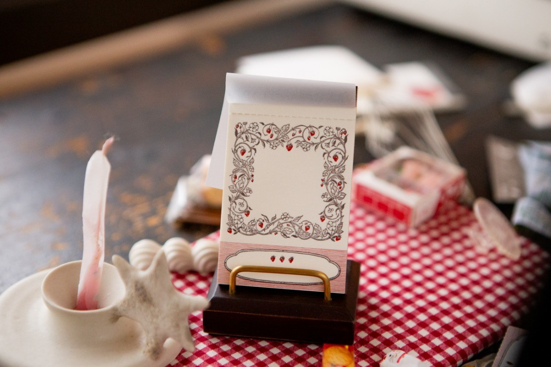 OURS Letterpress Book - Strawberry Frame