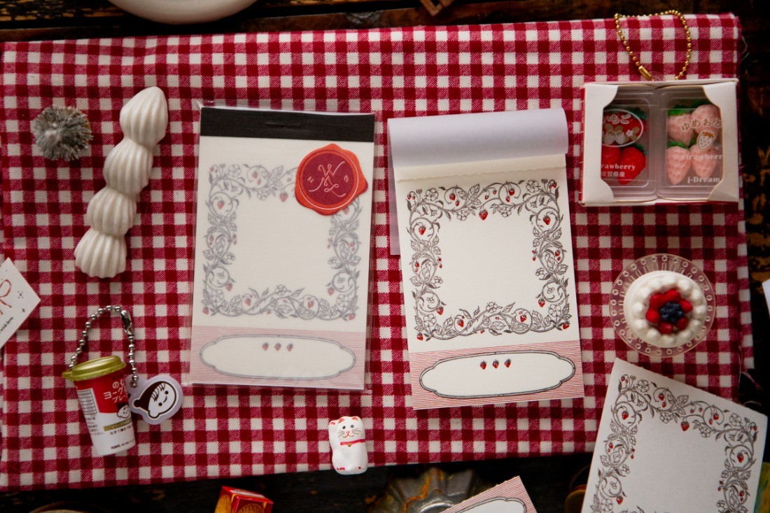 OURS Letterpress Book - Strawberry Frame