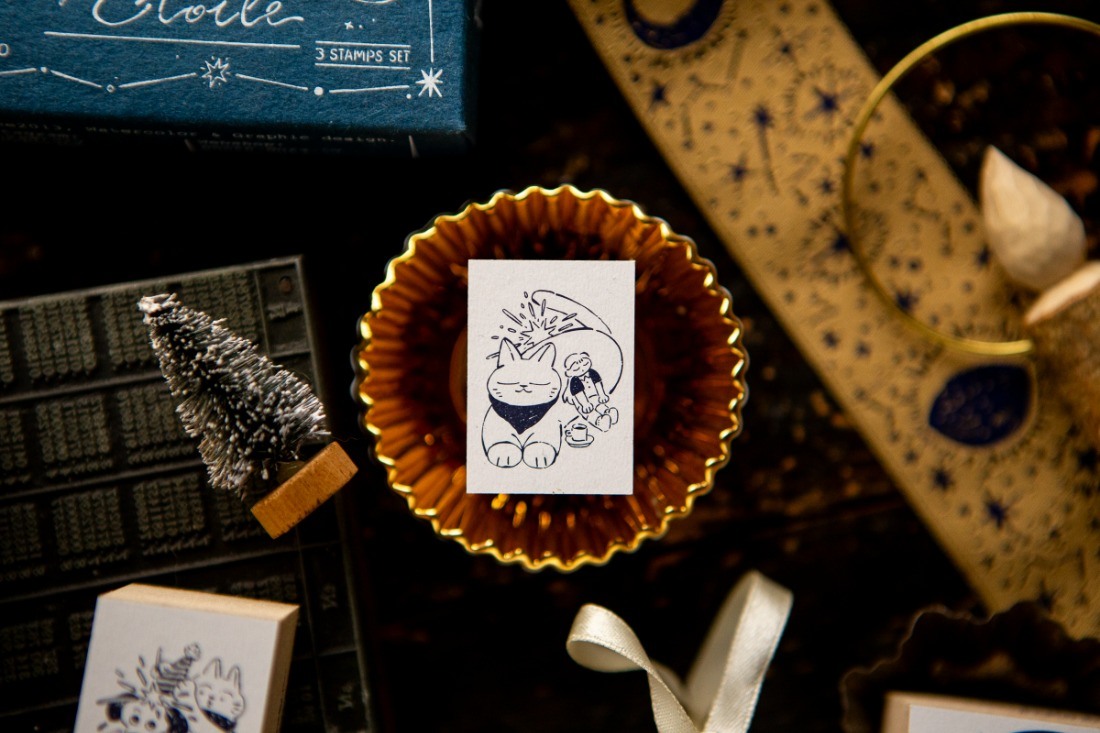 OURS Rubber Stamps - The Gift Lucky Star