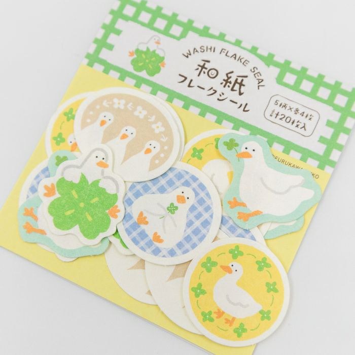 Furukawa Sticker Flakes QSA356 - Clover And Duck