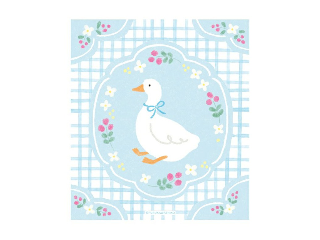 Furukawa Memo Pad LM390 - Flower Duck