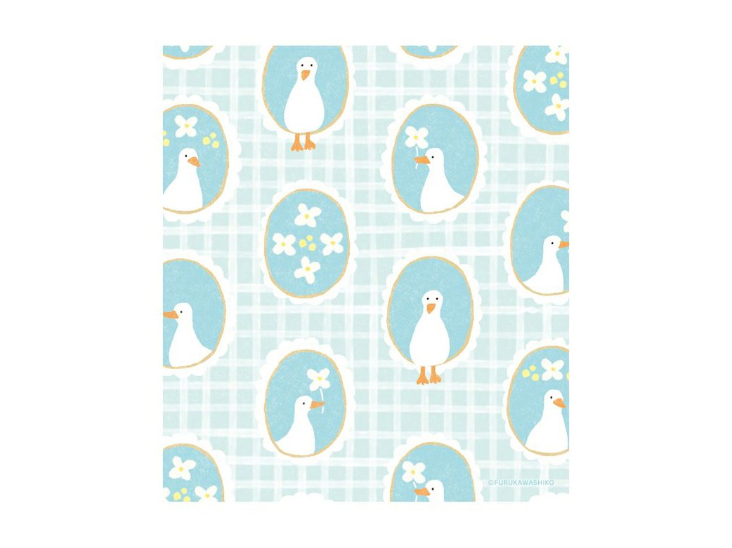 Furukawa Memo Pad LM390 - Flower Duck