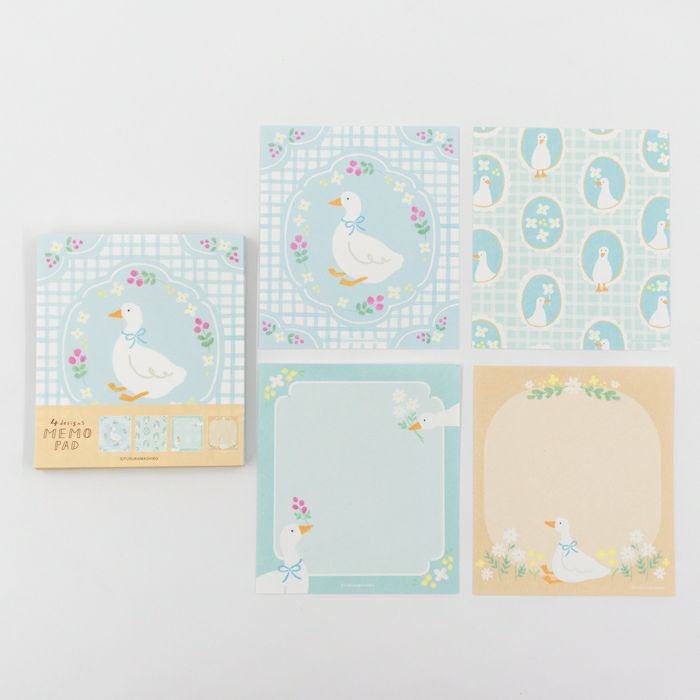 Furukawa Memo Pad LM390 - Flower Duck
