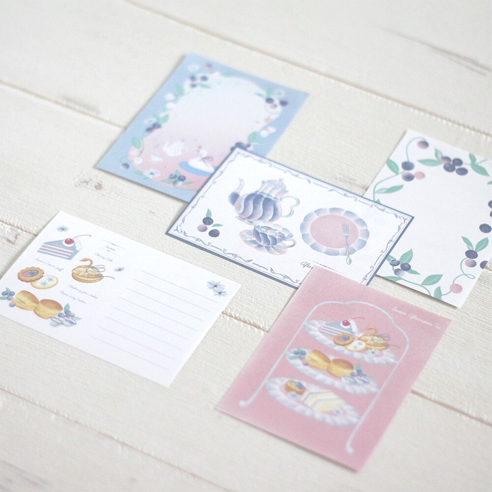 Papier Platz x A La Caldo Otegaru Memo Pad - Swan