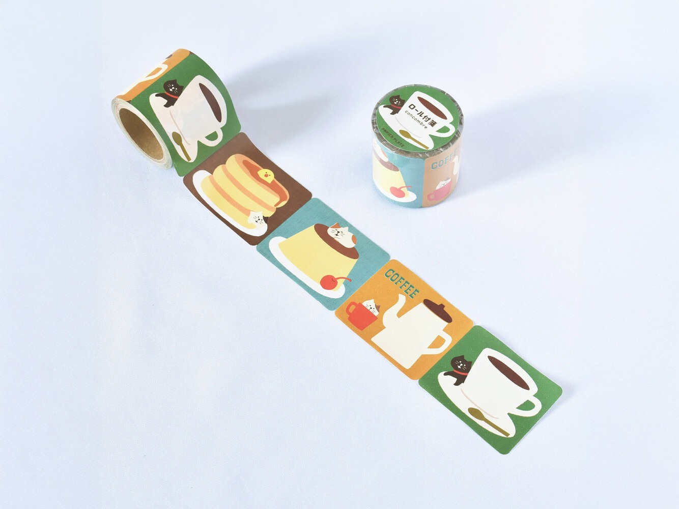 Papier Platz x Concomble Rolled Sticky Notes - Cat Cafe