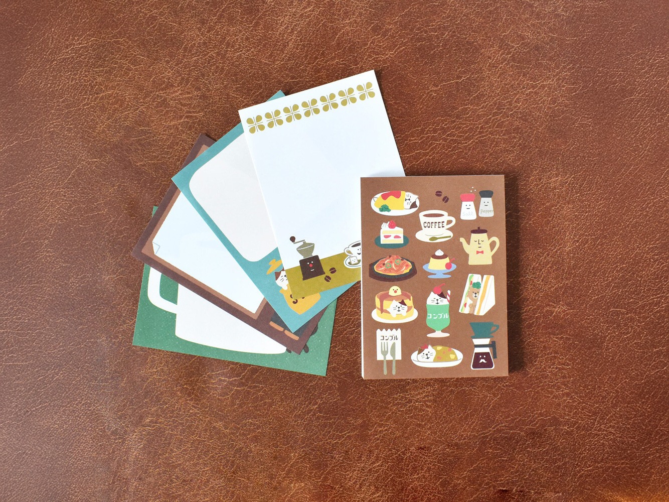 Papier Platz x  Concomble Otegaru Memo Pad - Cat Cafe