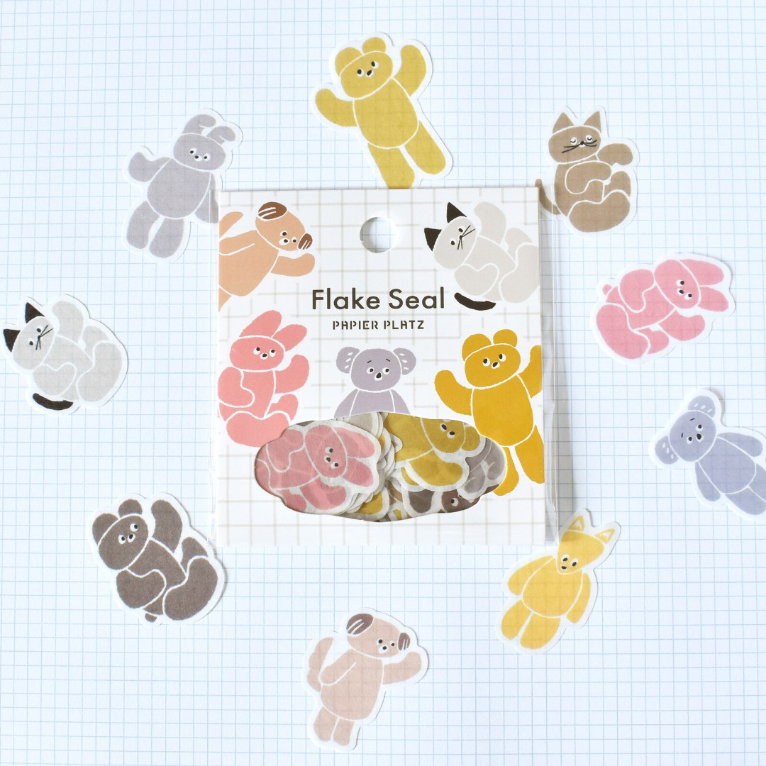 Papier Platz x Nico-Recipe Flake Stickers - Animal