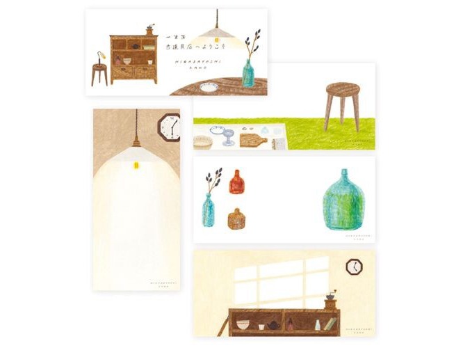 Cozyca x Hirabayashi Kano Notepad - Antique Shop