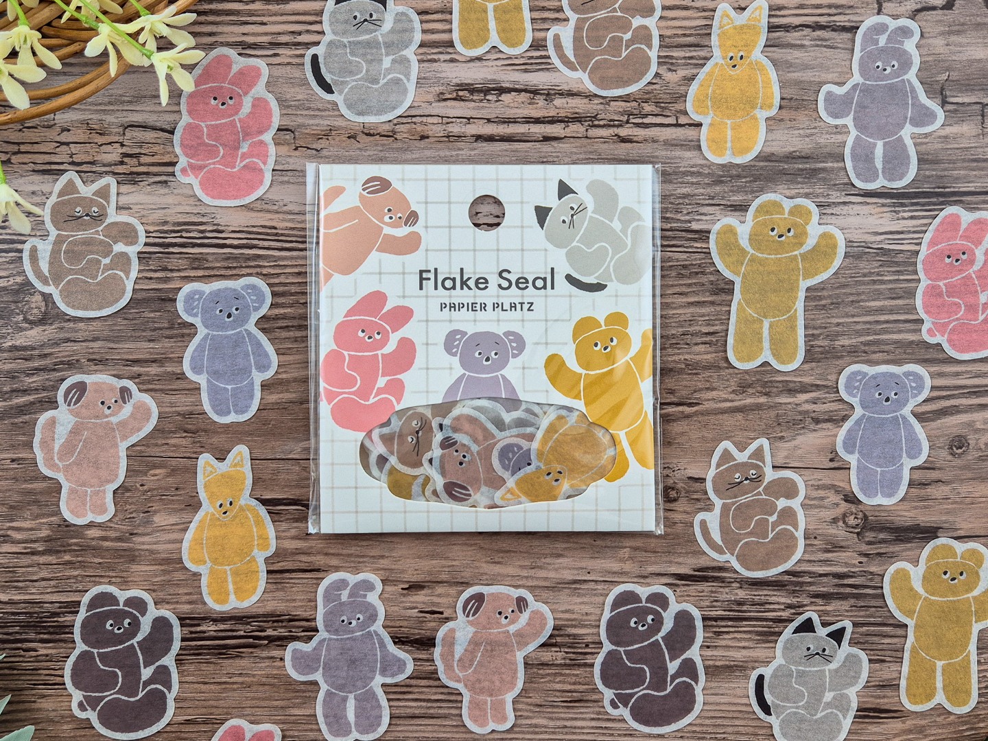 Papier Platz x Nico-Recipe Flake Stickers - Animal