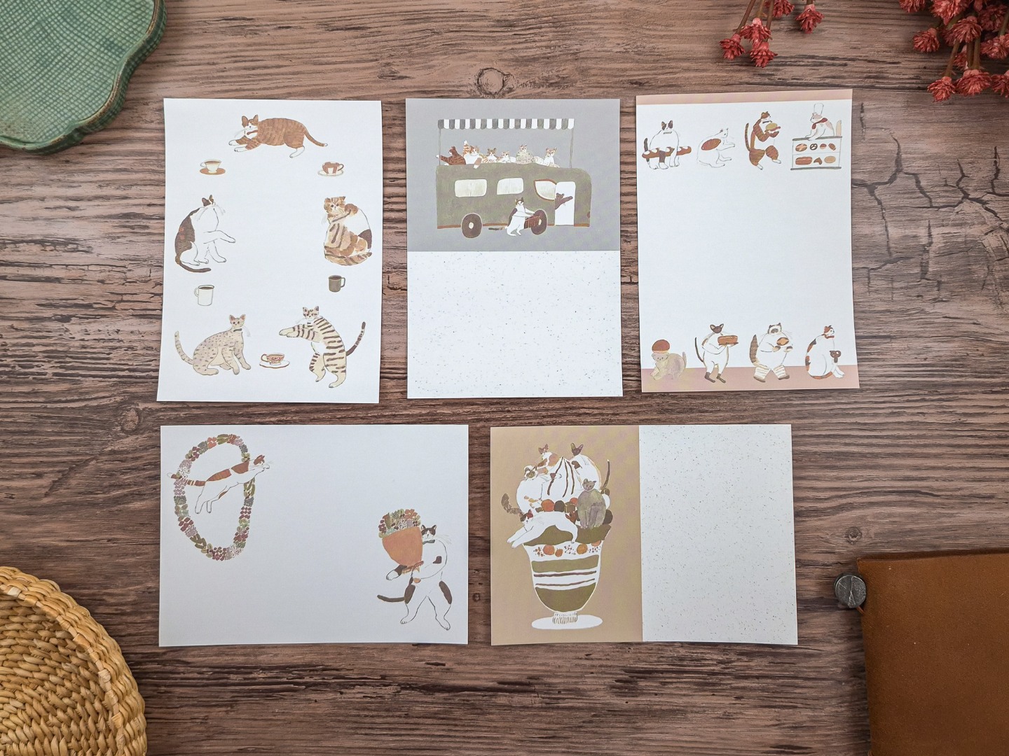 Papier Platz x Tobimatsu Shoichiro Otegaru Memo Pad - Cat Paradise