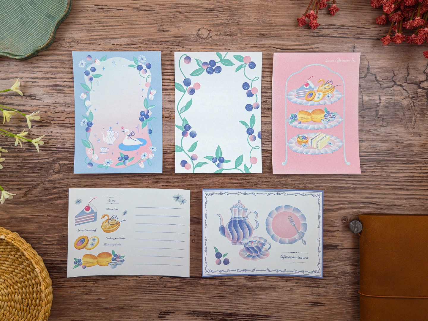 Papier Platz x A La Caldo Otegaru Memo Pad - Swan