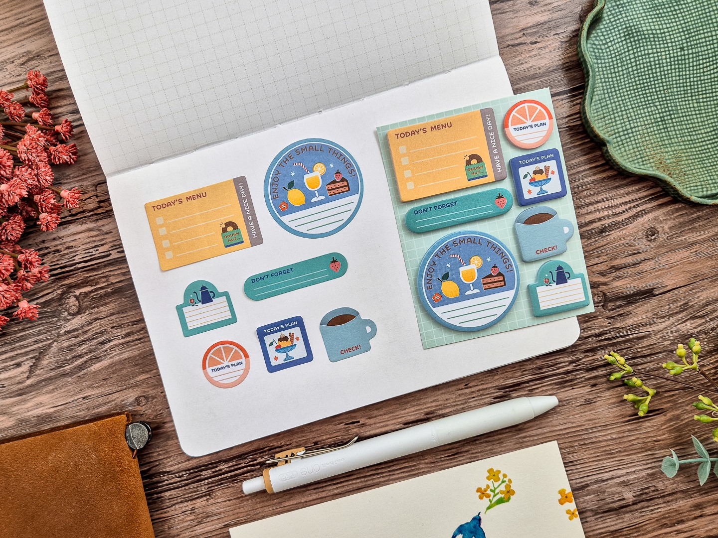 Papier Platz x Eric Mini Sticky Notes - Fruit And Sweets