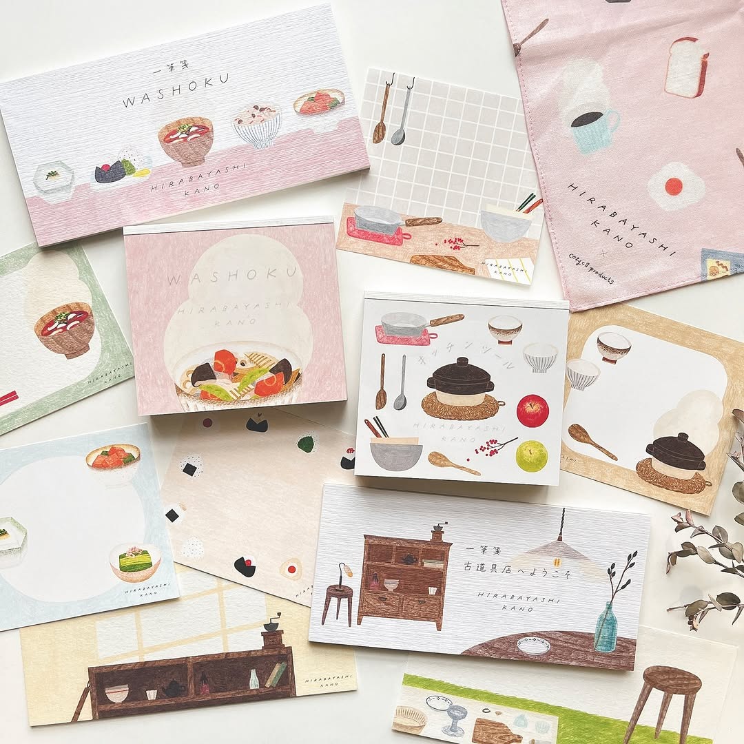 Cozyca x Hirabayashi Kano Memo Pad - Kitchen Tools