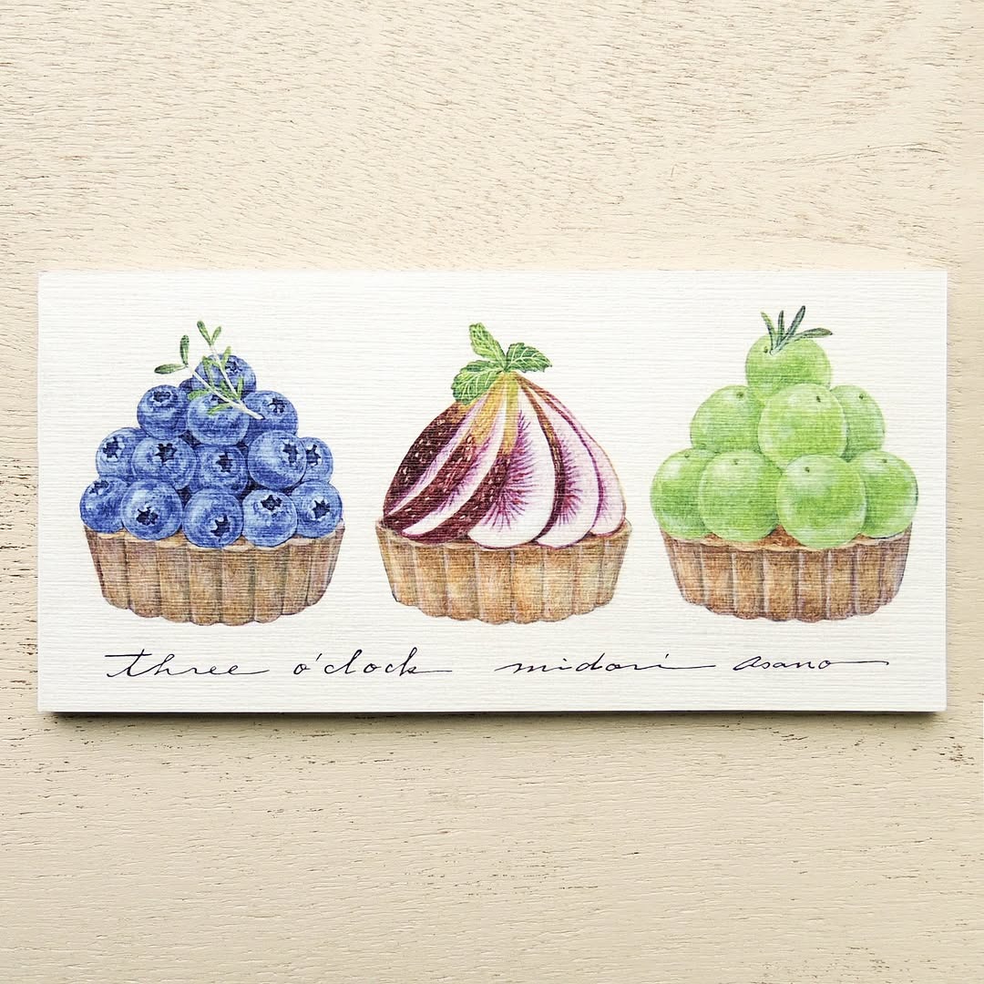 Cozyca x Midori Asano Notepad - Three O'clock