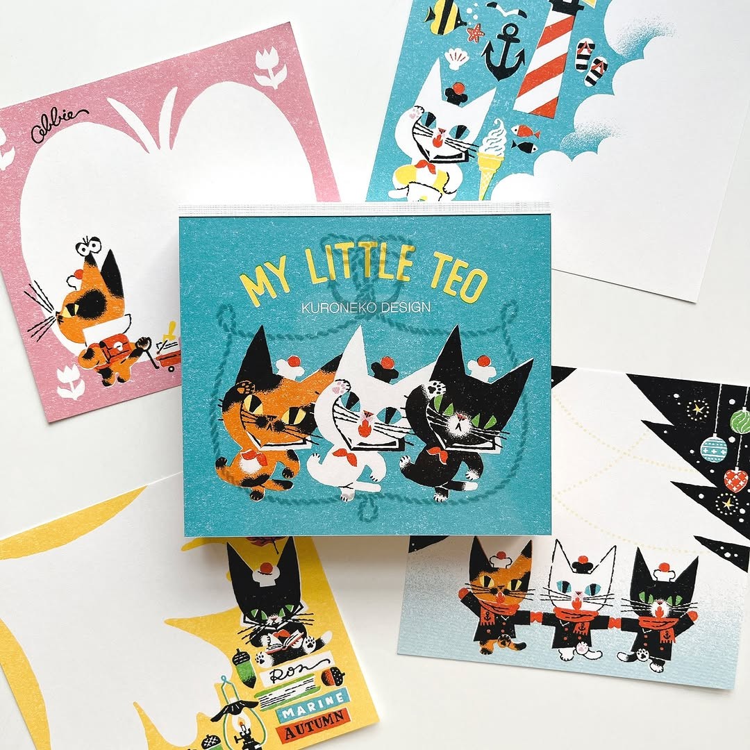 Cozyca x Kuro Neko Isho Memo Pad - My Little Teo