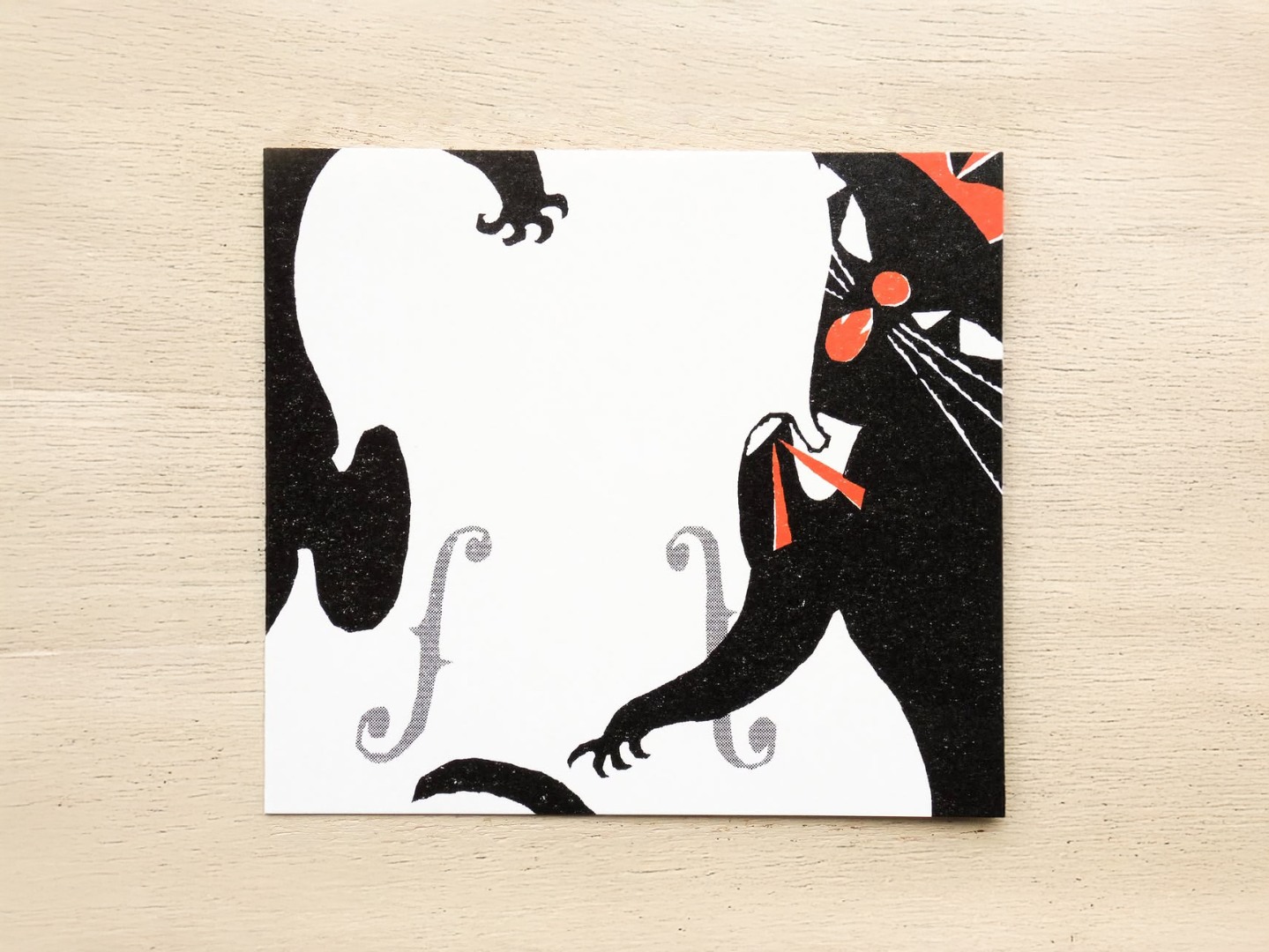 Cozyca x Kuro Neko Isho Memo Pad - Robin The Black Cat