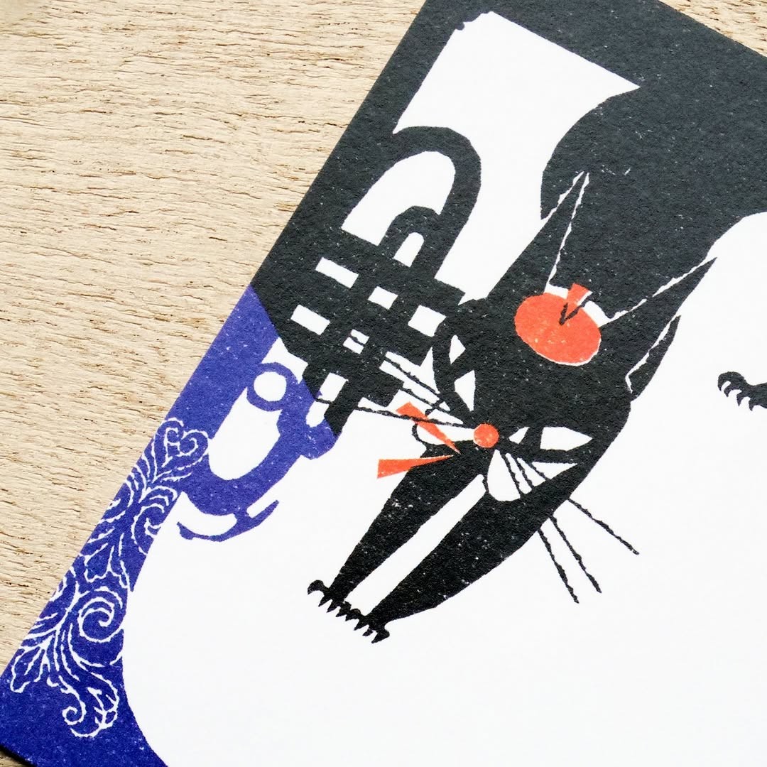 Cozyca x Kuro Neko Isho Memo Pad - Robin The Black Cat