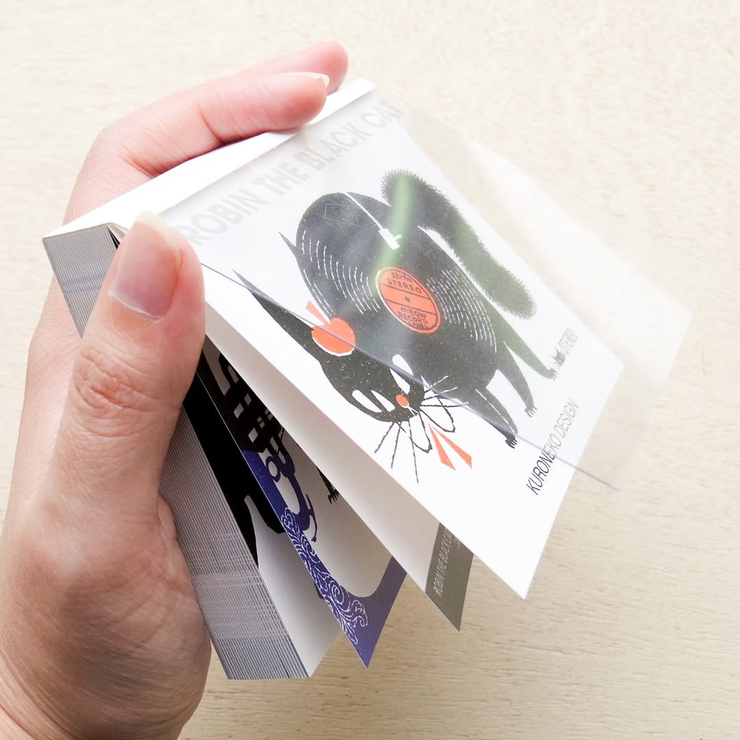 Cozyca x Kuro Neko Isho Memo Pad - Robin The Black Cat