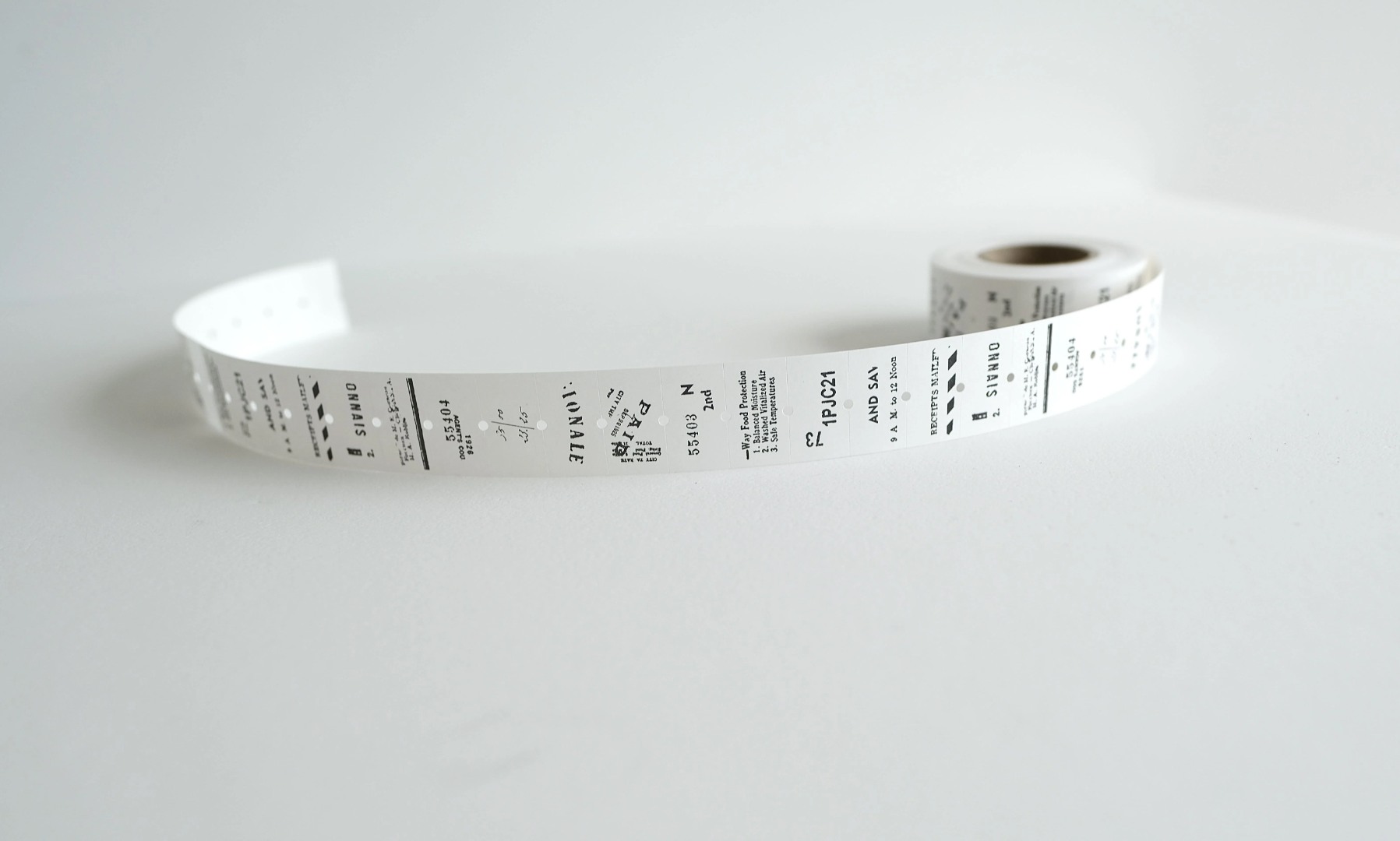 Yohaku Labeler Roll Stickers LR-001 - Black And White