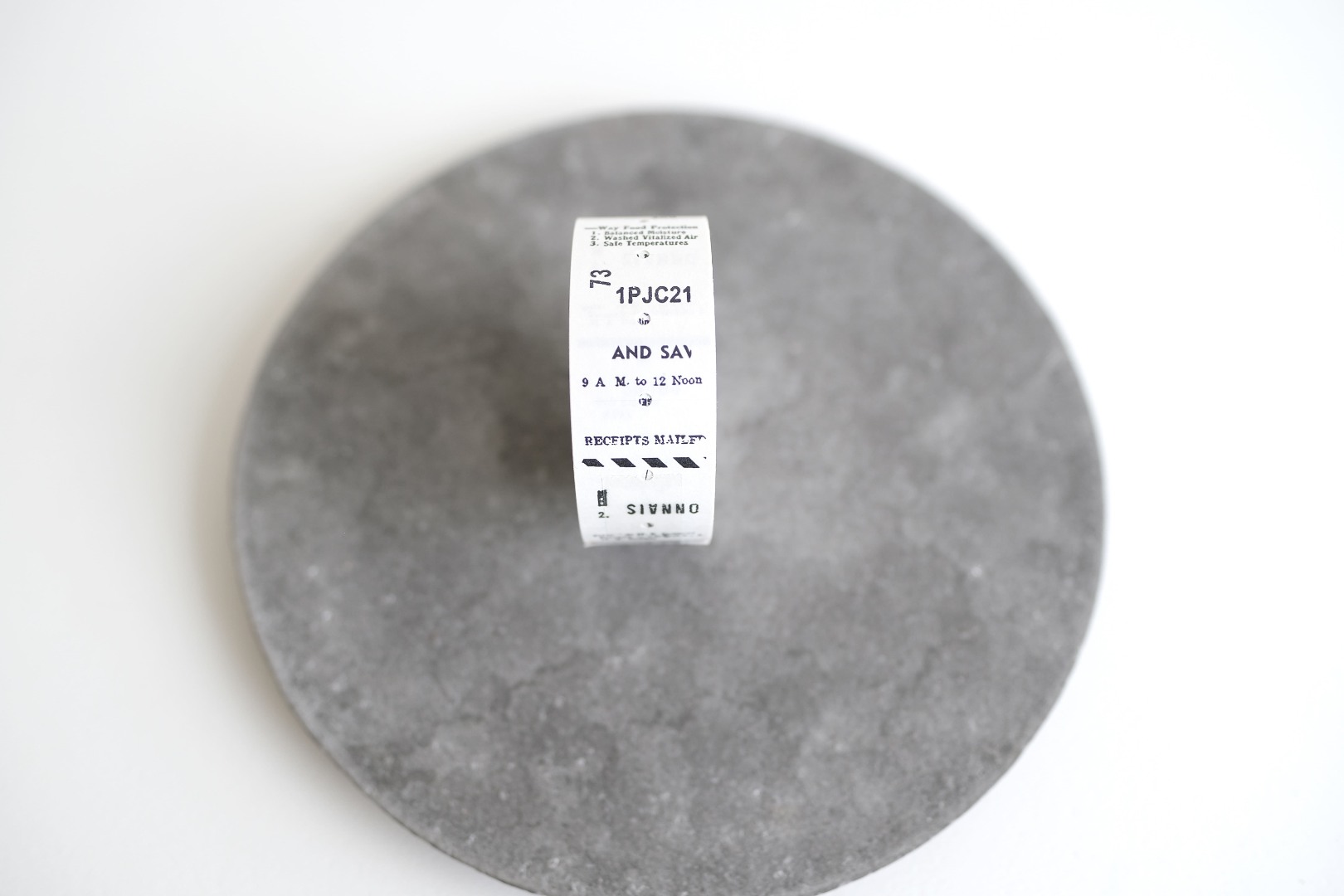 Yohaku Labeler Roll Stickers LR-001 - Black And White