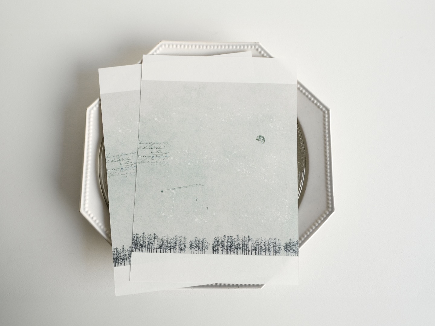 Yohaku Letter Set M-212 - Hoshimeguri (Star Journey)