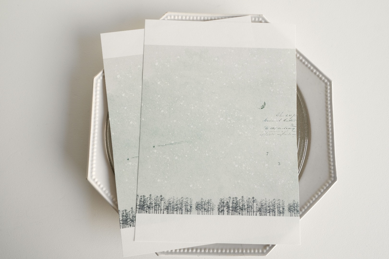 Yohaku Letter Set M-212 - Hoshimeguri (Star Journey)