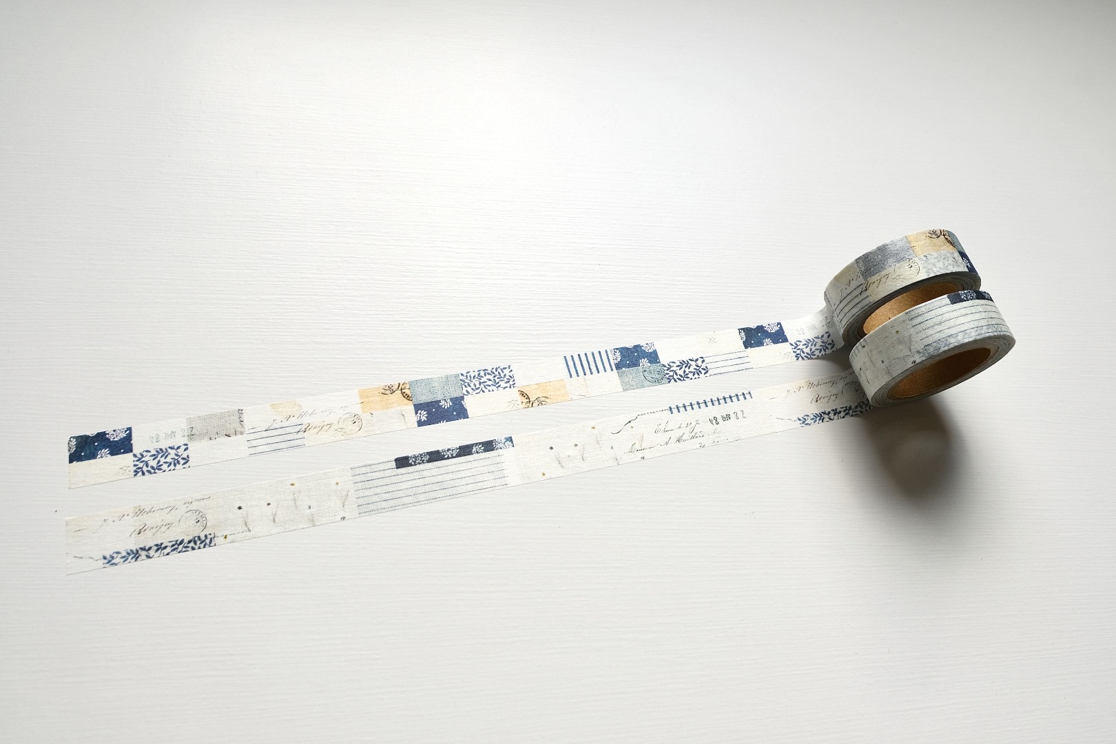 Yohaku Washi Tape CHECK&STRIPE Winter Gift YC027- Fuyugasumi