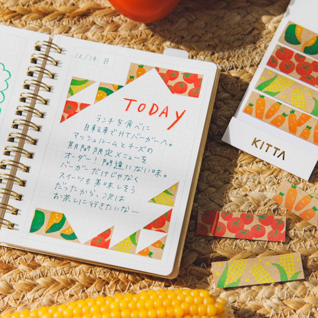 KITTA Washi Stickers Special KITPP011 - Vegetables