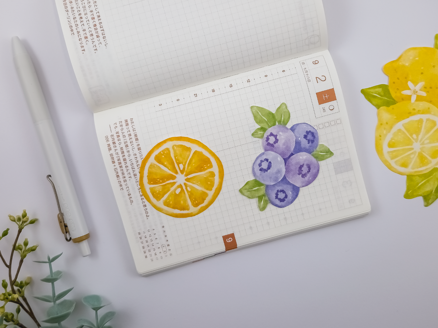 Mindwave Grand Jour Large Die-Cut Sticker Flakes - Fruit