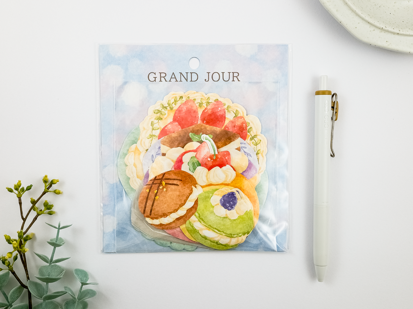 Mindwave Grand Jour Large Die-Cut Sticker Flakes - Cake