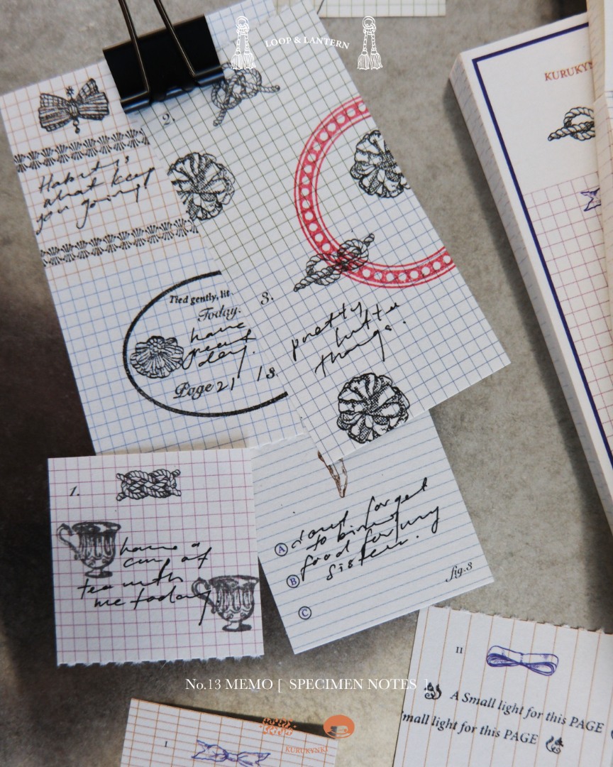 Pre-Order Kurukynki Memo Pad - Specimen Notes