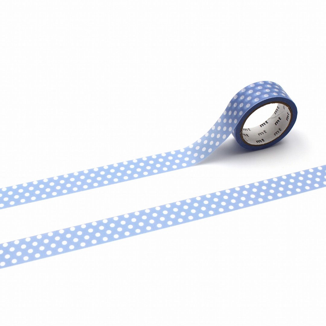 mt Washi Tape Dot - Light Blue Purple
