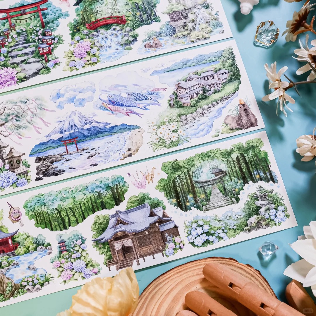 Shine Studio Washi Tape Sample - Prayer of the Sea Forest