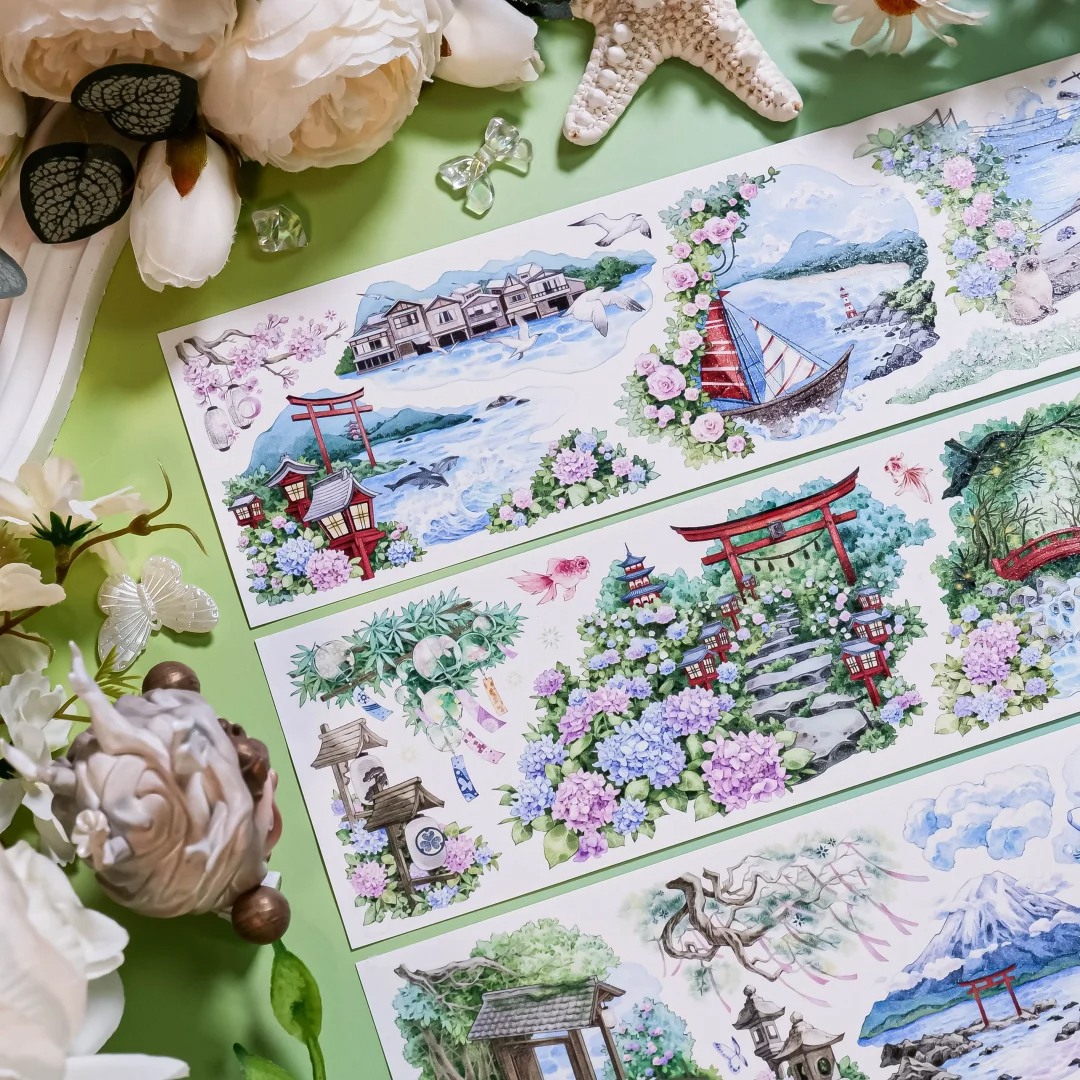 Shine Studio Washi Tape Sample - Prayer of the Sea Forest