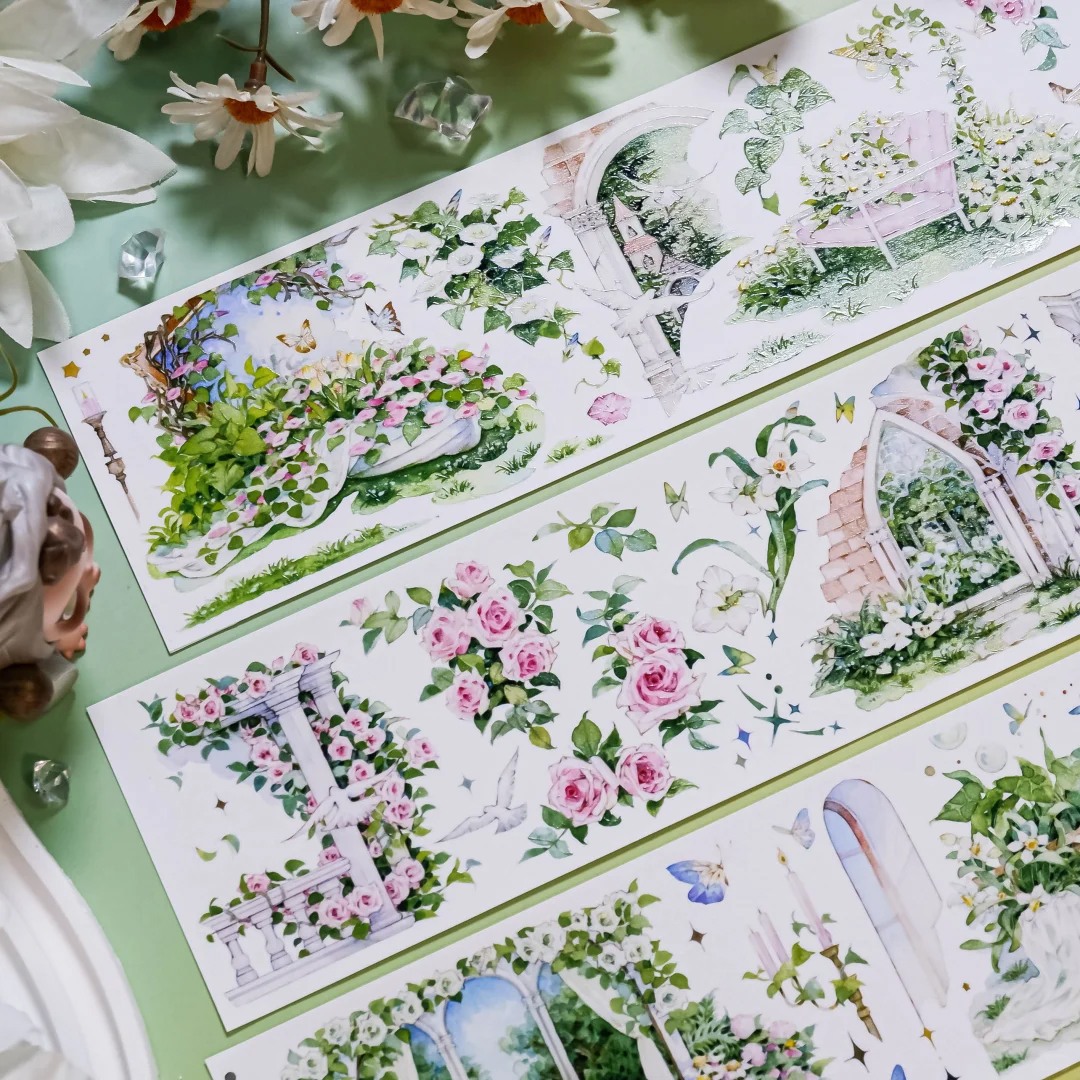 Shine Studio Washi Tape Sample - Dream Garden Arcade