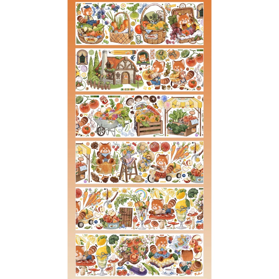 Shine Studio PET Tape Sample - Red Panda