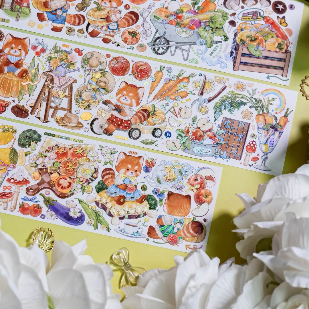 Shine Studio PET Tape Sample - Red Panda